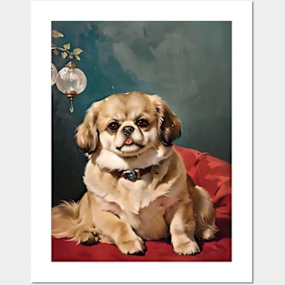 Pekingese Majesty: A Vibrant Celebration in Art Posters and Art